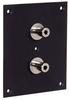 Universal Sub-Panel, Dual 3.5mm Stereo Audio Female Couplers -- REF00043 - Image