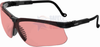 Uvex Genesis Safety Glasses with Black Frame and Vermillion - s3210x - Safety Glasses USA