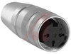 connector,circular din,str female cableconn,3din silver-pltd solder cont,ip67 - 70013472 - Allied Electronics, Inc.
