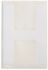 Brady Toughstripe B-514 White Indoor Polyester Letter Label - 6 in Width - 8 in Height - 8 in Character Height - Printed Msg = H - 121734 - 754473-70952 - R. S. Hughes Company, Inc.