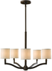 Light Single Tier Chandelier - F2519/5ORB - Murray Feiss Lighting