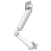 Monitor Mount, Height Adjusting, Double Arm, With VESA Mounting Plate, Wall Mount, Front Fastened, Aluminum Alloy, Powder Coat, White - AV-D32-72W141-76 - Southco