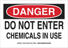 Chemical & Hazardous Material Sign - 126202 - Brady Corporation