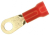 Terminal, Ring Tongue, 1/4In, Crimp, Red; Stud Size - Metric Amp - Te Connectivity - 15H9177 - Newark, An Avnet Company