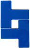 Floor Marking Tape, 3 X 8, Blue; Tape Type Brady - 82AH6038 - Newark, An Avnet Company