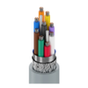 RS-232/422 Low Cap, #24-4pr, FPO, O/A Foil+Braid, PVC Jkt, CM, 100Ω - 8104 - Belden Inc.