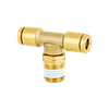 DOT-BRMRTS Series Swivel Male Run Tee Fittings - DOT-BRMRTS-0808 - Kuriyama of America, Inc.