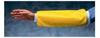 Ansell 59-012 Yellow Urethane Chemical-Resistant Arm Sleeve - 18 in Length - 076490-50225 -- 076490-50225 - Image