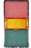 Pushbutton Operator, Illum'd., Green/Red Sq.Flush, Amber LED, 22mm, 110VAC - 70156770 - Allied Electronics, Inc.