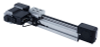 T-slot extrusion stage, dual carriage, belt-driven, 1030 mm max travel, integrated motor encoder -- LC40B1100-N2-KM02 - Image