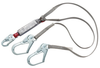 Protecta PRO Gray Shock-Absorbing Lanyard - 6 ft Length - 840779-11280 - 840779-11280 - R. S. Hughes Company, Inc.