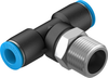 Push-in T-fitting - QST-3/8-8 - Festo Corporation