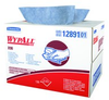 Kimberly-Clark Wypall Denim Blue Hydroknit 136 Cloth - Box - 136 sheets per box - 16.8 in Overall Length - 12891 - 036000-12891 - R. S. Hughes Company, Inc.