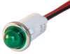 Panel Mount Indicator, Led, 12.7Mm, Green, 28V; Led Color Wamco - 86T5461 - Newark, An Avnet Company