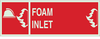 Glow-In-The-Dark Fire & Exit Sign - 90576 - Brady Corporation