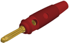 Conn, Banana, Plug, 30A, Solder, Red; Gender Hirschmann Test And Measurement - 71AC1610 - Newark, An Avnet Company