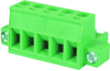 Terminal Block, Plug, 6 Position, 24-12Awg; Pitch Spacing Amphenol Anytek - 99R3945 - Newark, An Avnet Company