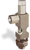 (Formerly B1628-13-TP-SG), Angle Small Sight Feed Valve, Solid Gasket, 1/8” Female NPT Inlet, 5/16”-24 Female Outlet, 1/2”-20 Remote Mounting, Tamperproof -- B1628-116B2TW - Image