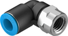 Push-in L-fitting - QSLF-1/4-10-B - Festo Corporation