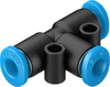 Push-in T-connector - QSMT-4-100 - Festo Corporation
