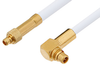 MMCX Plug to MMCX Plug Right Angle Cable 36 Inch Length Using RG188 Coax - PE34889-36 - Pasternack