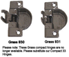 Grass 830 and 831 Hinges - 999999 - HardwareSource, Inc.