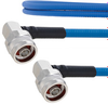 Plenum Low PIM RA N Male to RA N Male Cable SPP-250-LLPL Coax in 48 Inch Using Times Microwave Parts and RoHS - FMCA1876-48 - Fairview Microwave Inc.