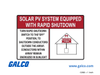 HTTN Preprinted Labels - 596-00886 - Galco Industrial Electronics