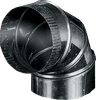 Ductwork - Standard 90 Degree Round Adjustable Elbows - GAF