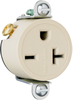 Commercial Grade Short Strap Single Receptacle -- 5858W - Image