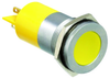 Panel Mount Indicator, Led, 22Mm, Yellow, 5.9V; Led Color Apem - 16R0046 - Newark, An Avnet Company