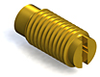 Check Valves, Ball Type - Threaded Insert, Metal seat -- ZFLC-0-10/32-BR - Image