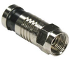 F Male Shielded RG59 Compression Connector, Black - 270302BK - Computer Network Accessories, Inc.