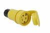 Watertight Rubber Housing Connector, Yellow -- 15W33 - Image
