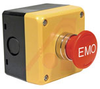 SWITCH; WITH ENCLOSURE; 40MM; EMO PUSHLOCK; TURN RESET; METAL; 1 NC/ 1NO - 70173184 - Allied Electronics, Inc.