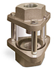 Full Vision Flow Sight, Pyrex, 5/8” Orifice, 1” NPT Inlet, 1” NPT Outlet -- B1126-13