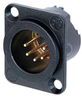 Neutrik DLX XLRM 5Pin Chassis /Gold - NEUNC5MDLXB - HAVE, Inc.