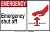 Brady B-401 High Impact Polystyrene Rectangle Fire Safety Sign - 10 in Width x 7 in Height - 120729 - 754473-69982 - R. S. Hughes Company, Inc.