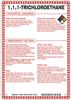 Brady B-120 Fiberglass Reinforced Polyester Rectangle White Chemical, Biohazard, Hazardous & Flammable Material Sign - 7 in Width x 10 in Height - TEXT: 1, 1, 1-TRICHLOROETHANE - 48893 - 754476-48893 - R. S. Hughes Company, Inc.