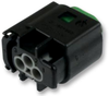 Rcpt Housing, 3Pos, Gf Pbt, Black; Product Range Amp Te Connectivity - 85K7621 - Newark, An Avnet Company