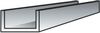 3/4"H x 1-1/2"W x 1/8" Aluminum Channel -- 1450097 - Image