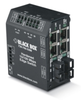 Hardened Heavy-Duty Edge Switch, (4) Copper + (2) Fiber Ports, Multimode, 100-240-VAC with IEC, SC - LBH240AE-H-SC - Visual Sound, Inc.