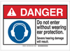 Brady B-401 Plastic Rectangle White Personal Protection Equipment (PPE) Sign - 10 in Width x 7 in Height - 144310 - 754473-96975 - R. S. Hughes Company, Inc.
