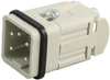 Heavy Duty Connector Insert, 4+Pe, Wire Protection, Ha Series, 4, 2, Plug, 4A, Pin Rohs Compliant Epic - 19P1233 - Newark, An Avnet Company