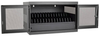 16-Device USB Charging Station Cabinet with Sync for iPad and Android Tablets, Wall-Mount and Cart Options, Black -- CSC16USB
