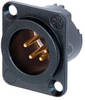 Neutrik DLX XLRM 4Pin Chassis /Gold - NEUNC4MDLXB - HAVE, Inc.