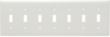 Toggle Switch Wall Plate, Seven Gang - SS601W - Legrand