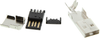 Usb Ovrmld Hdwr Kit,a,sld Plug, Black Rohs Compliant Te Connectivity - 60M2891 - Newark, An Avnet Company