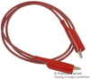 Test Lead, Alligator Clip, Red, 60Vdc/5A; Lead Length Imperial Pomona - 30C4582 - Newark, An Avnet Company