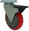 Swivel Caster with Total Locking Brake - Model K3A - K3ARG3x1-1/4-ML - Caster City, Inc.